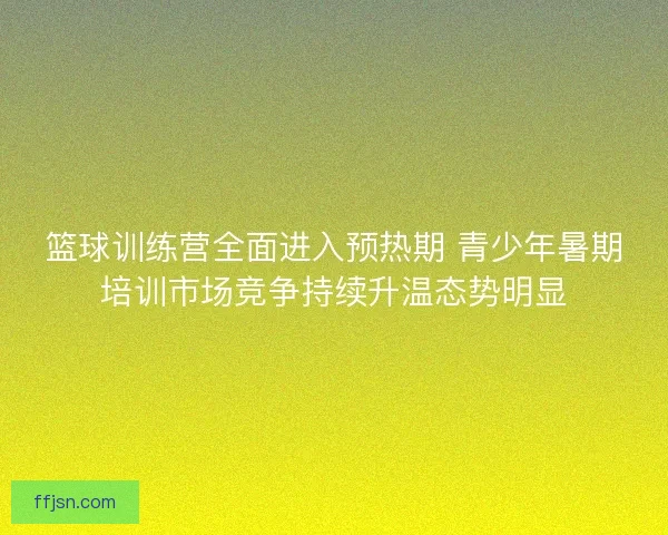 篮球训练营全面进入预热期 青少年暑期培训市场竞争持续升温态势明显
